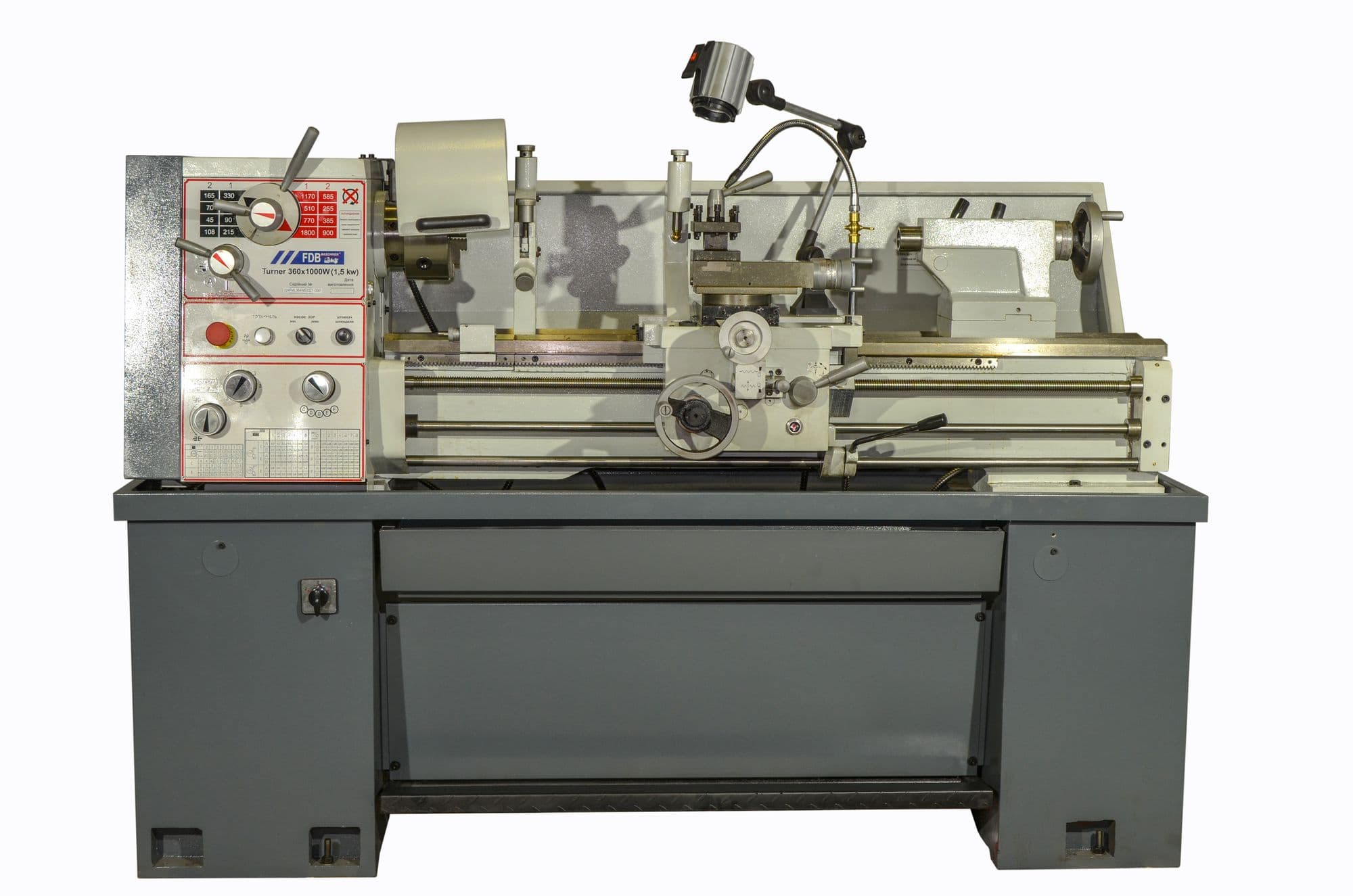 Токарний верстат по металу FDB Maschinen Turner 360x1000W( 2,2 kW)-DPA