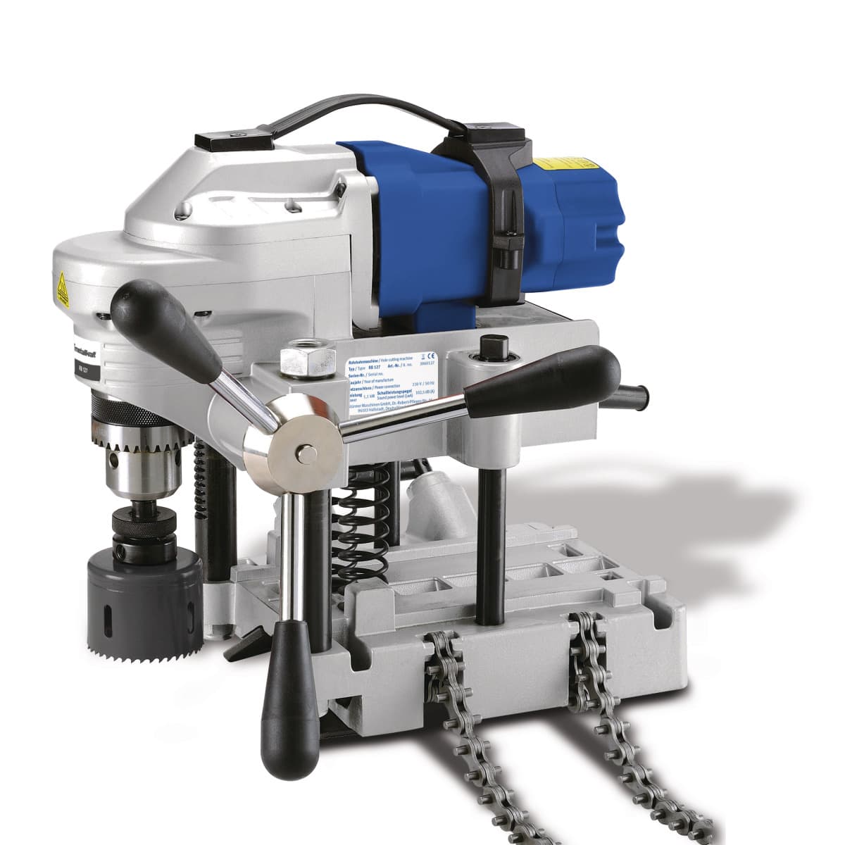 Metallkraft RB 127 pipe drilling machine with clamping chain